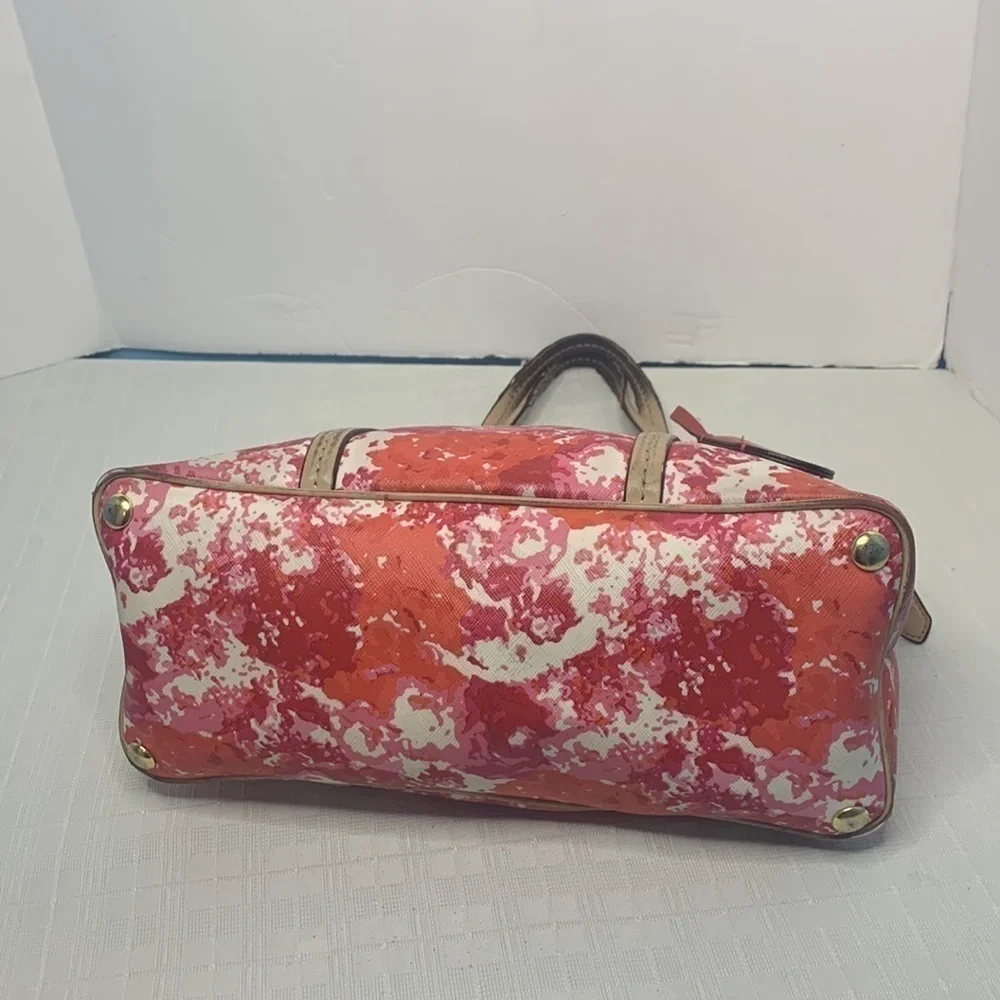 Coach Cora Rare F31341 Peyton Floral Domed Satchel